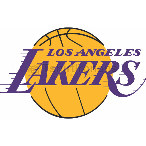 Los Angeles Lakers T-shirts Iron On Transfers N1046 - Click Image to Close